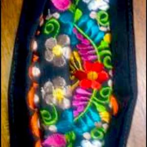 Embroidered face mask